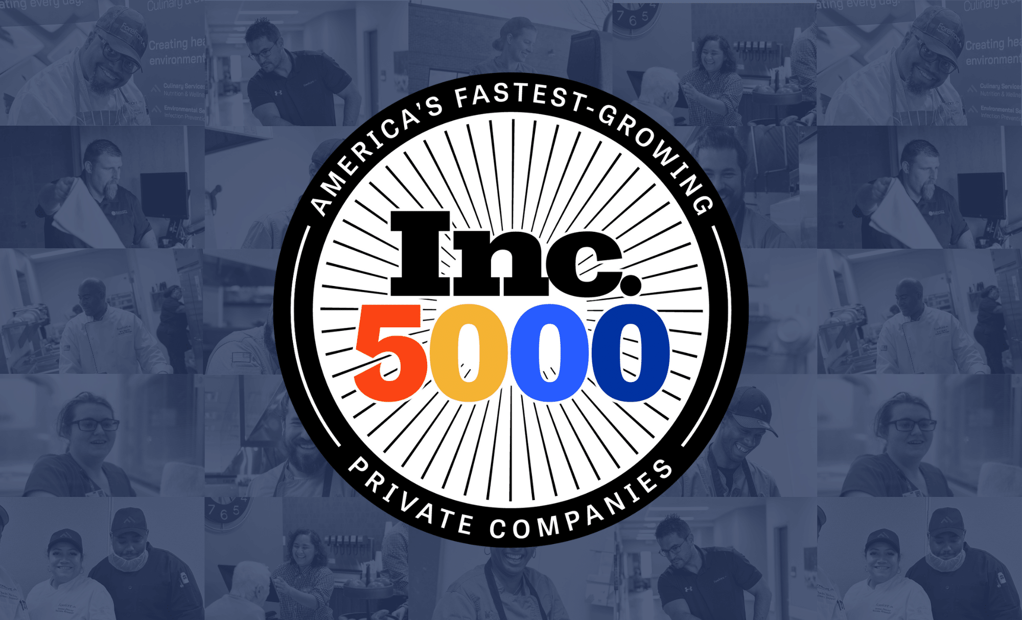 Forefront ranks No. 846 among America’s fastest-growing private companies