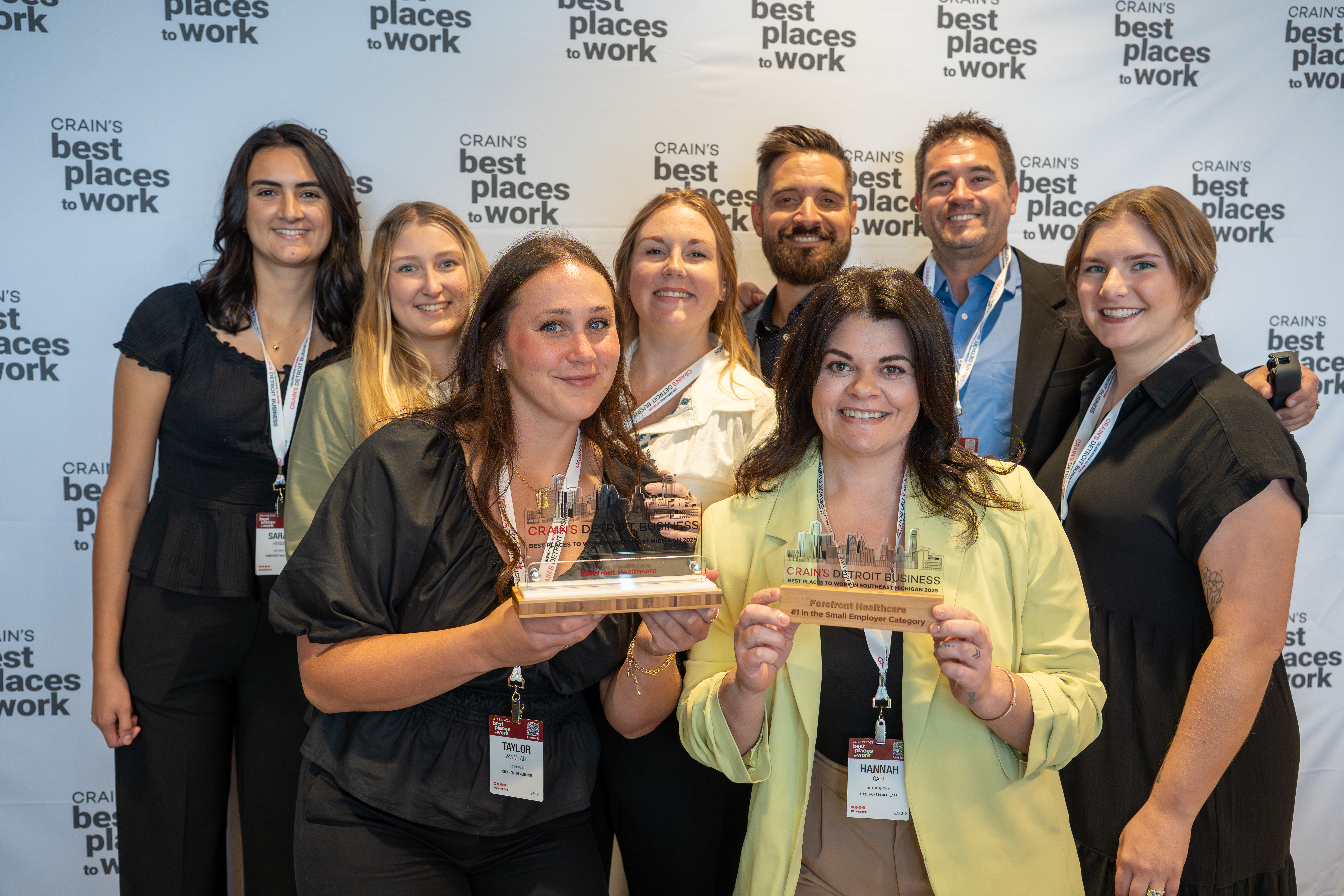 Detroit Free Press names Forefront the #1 Best Place to Work in Southeast Michigan